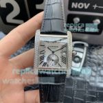 2019 New Swiss Cartier Tanks Stainless Steel Diamond Watch_th.jpg